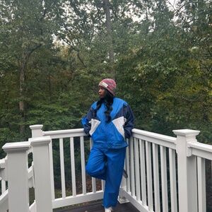 Medium Blue Vintage Pierre Cardin Nylon Tracksuit